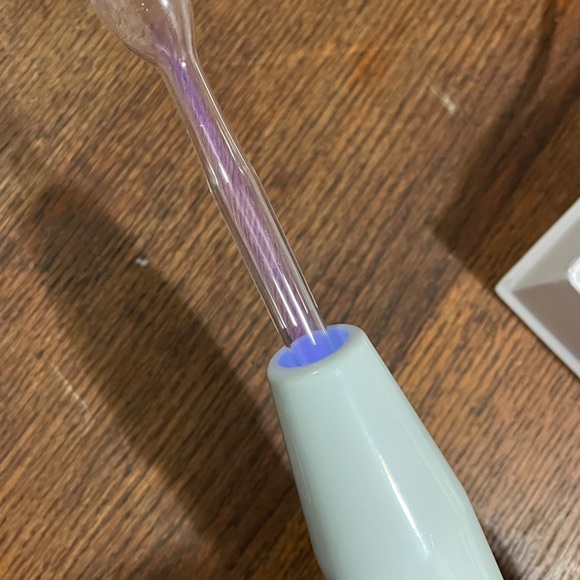 NIB Pure NuDerma Professional Skin Laser Therapy Wand Neon Argon Hair Regrowth - Picture 7 of 16